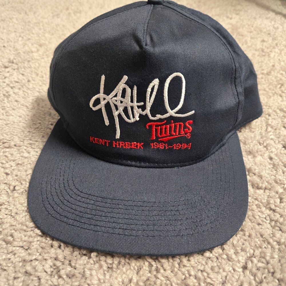 Minnesota Twins Kent Hrbek 1981 1994 MLB Baseball Cap Hat Snapback DQ Blue NEW